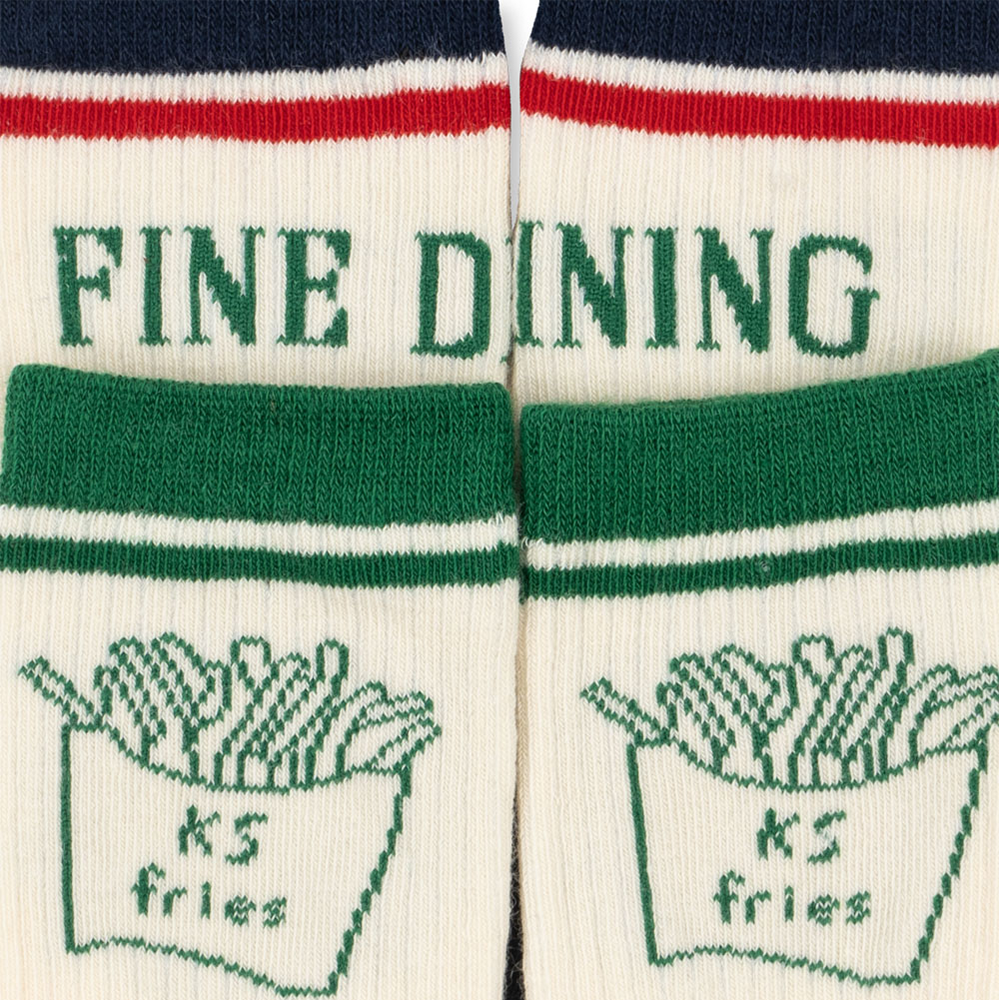 Chaussettes Konges Sløjd « Fries » Fine Dining