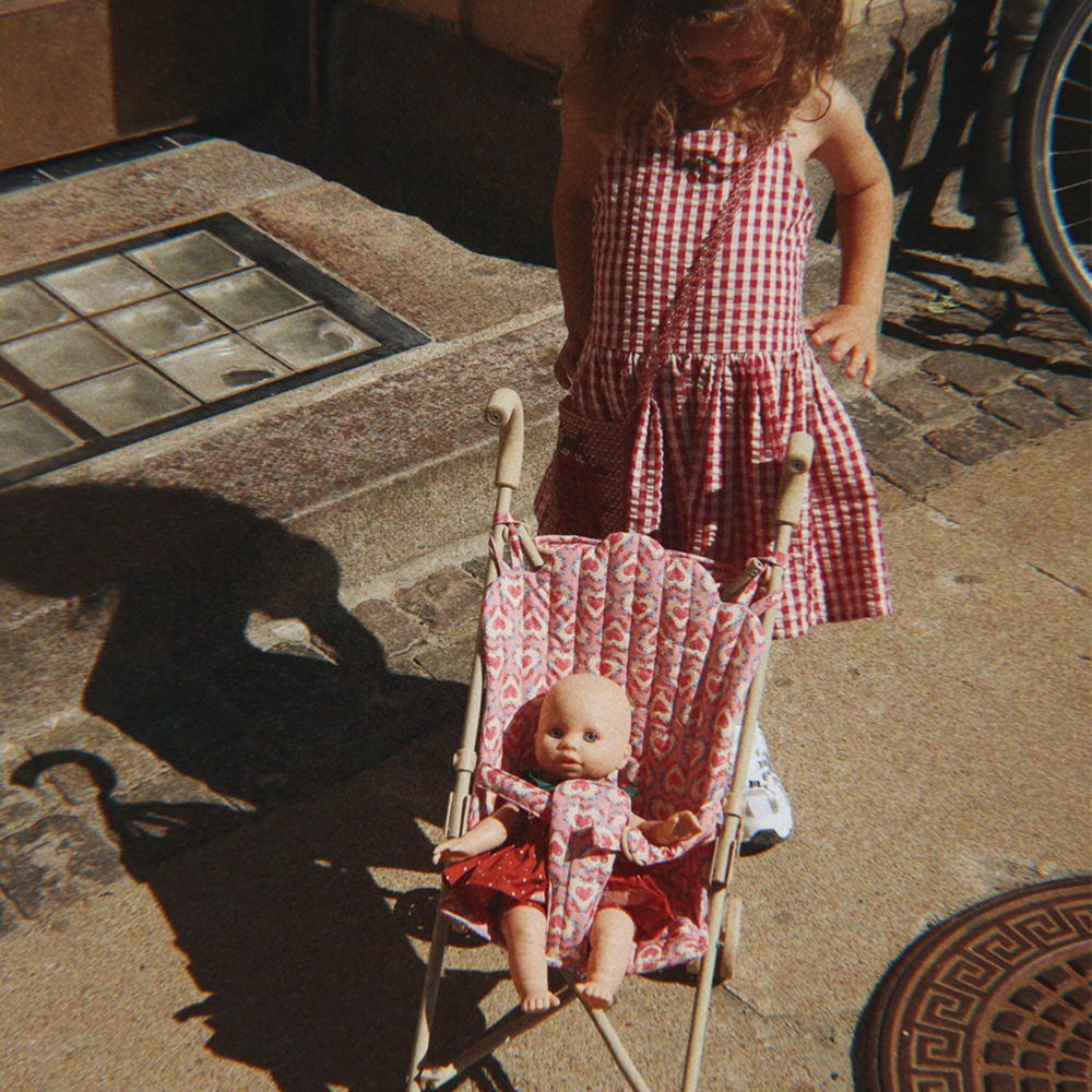 Konges Sløjd Sommerkleid 'Isotta' Raspberry Check