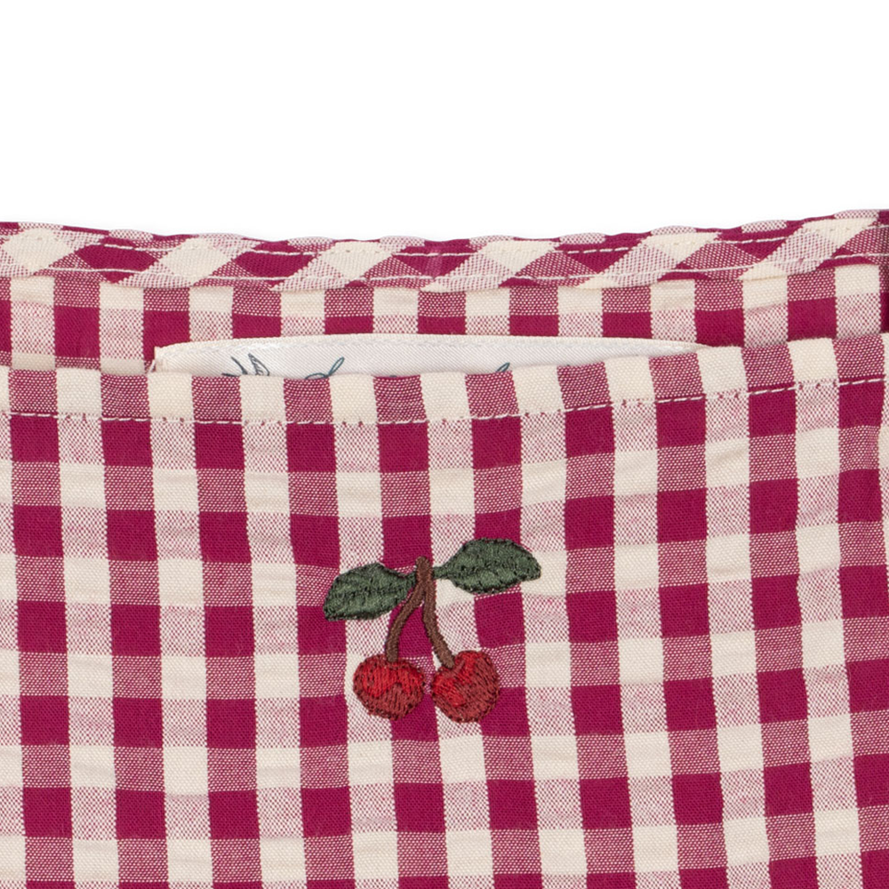 Konges Sløjd Sommerkleid 'Isotta' Raspberry Check