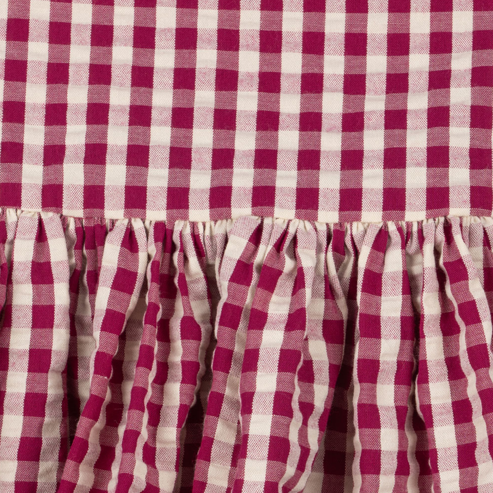 Konges Sløjd Sommerkleid 'Isotta' Raspberry Check