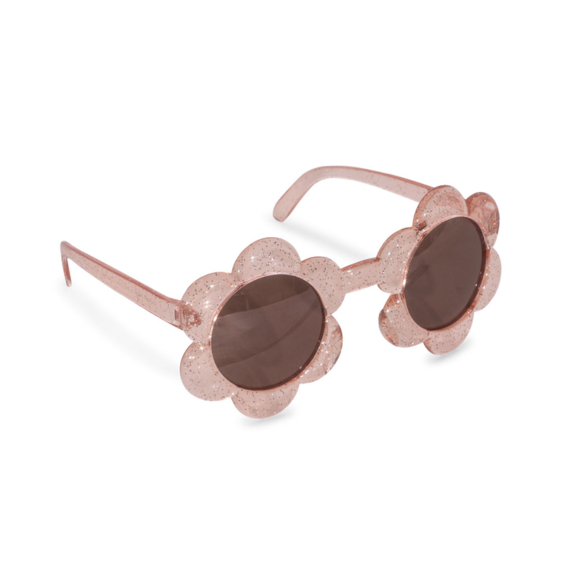 Konges Sløjd  Kinder Sonnenbrille &#39;Junior Flower &#39; 5-10 Jahre Glitter Rose