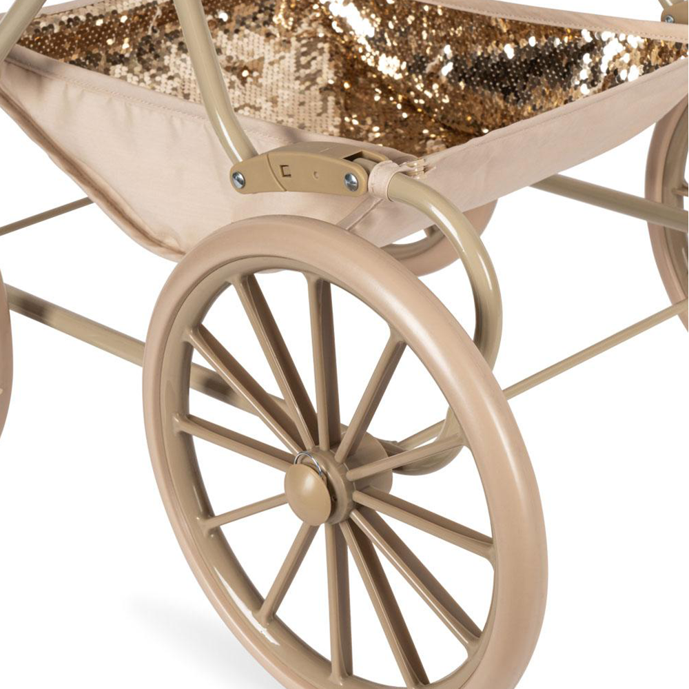 Konges Sløjd Puppen-Kinderwagen &#39;Sparkly&#39; Cherry