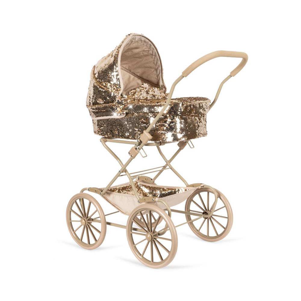 Konges Sløjd Puppen-Kinderwagen &#39;Sparkly&#39; Cherry