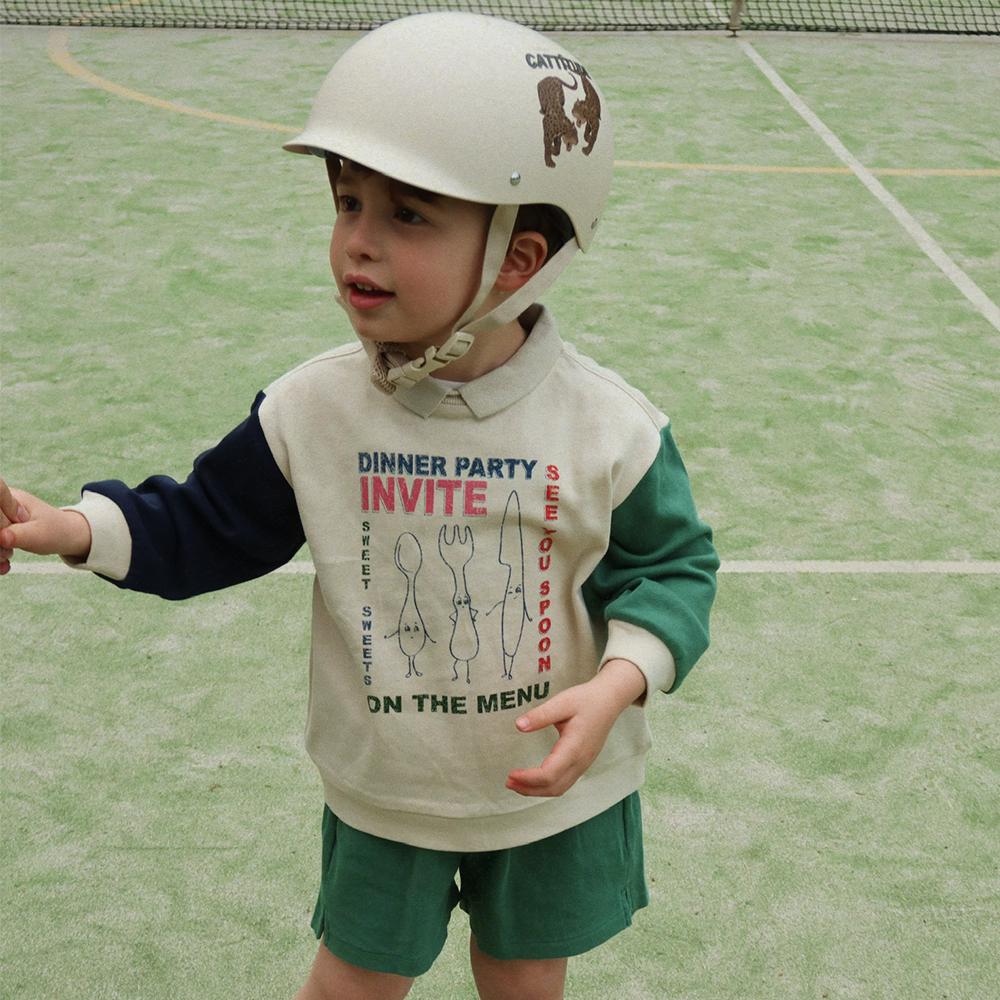 Konges Sløjd Polo Sweatshirt 'Spotty' Multicolor - Online MY SNOWFLAKE