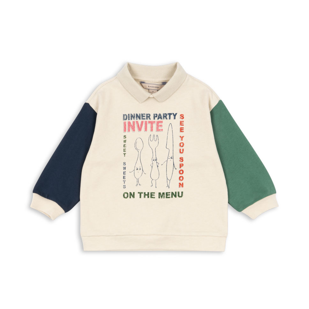 Konges Sløjd Polo Sweatshirt 'Spotty' Multicolor - Online MY SNOWFLAKE