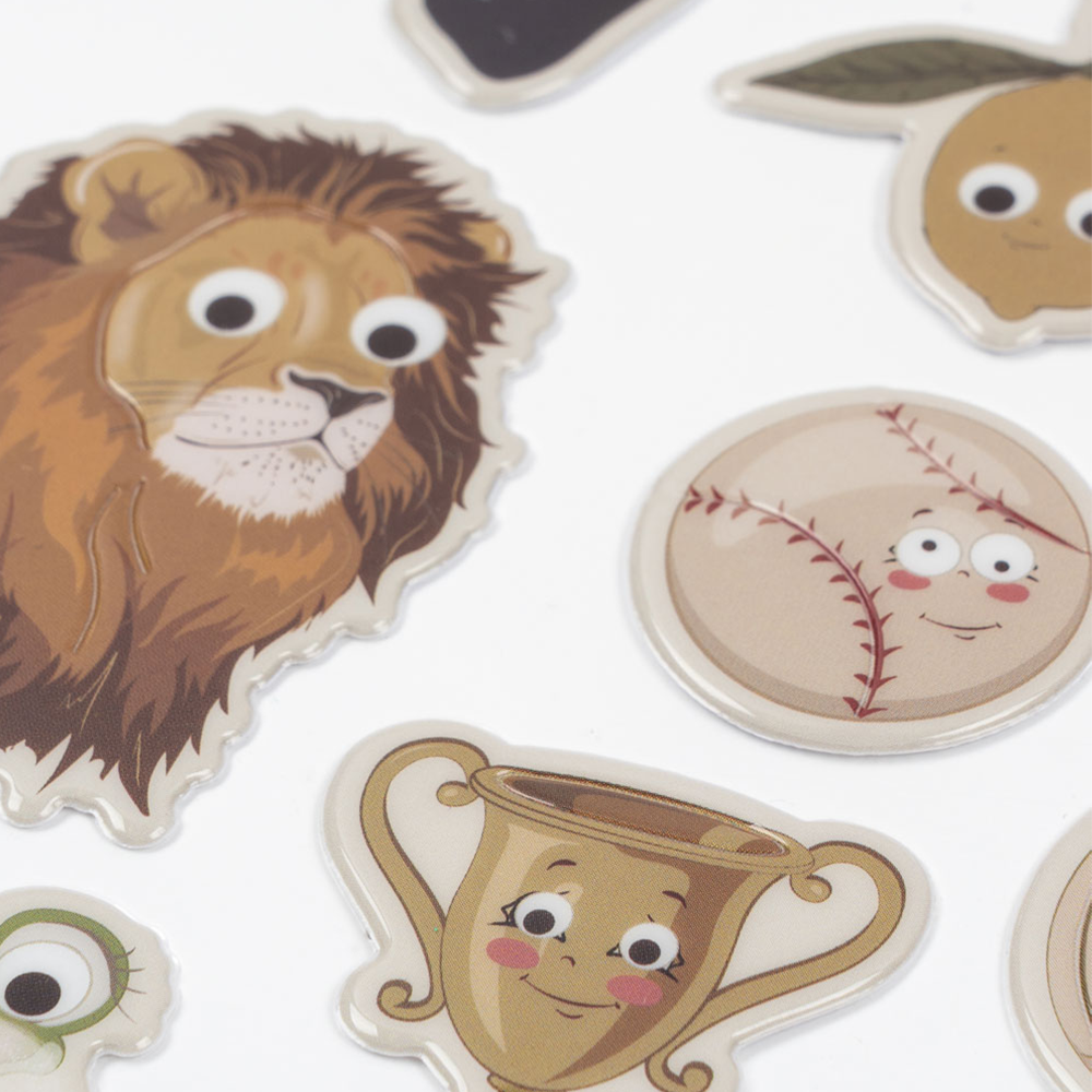 Konges Sløjd Sticker « Puffy » Animaux