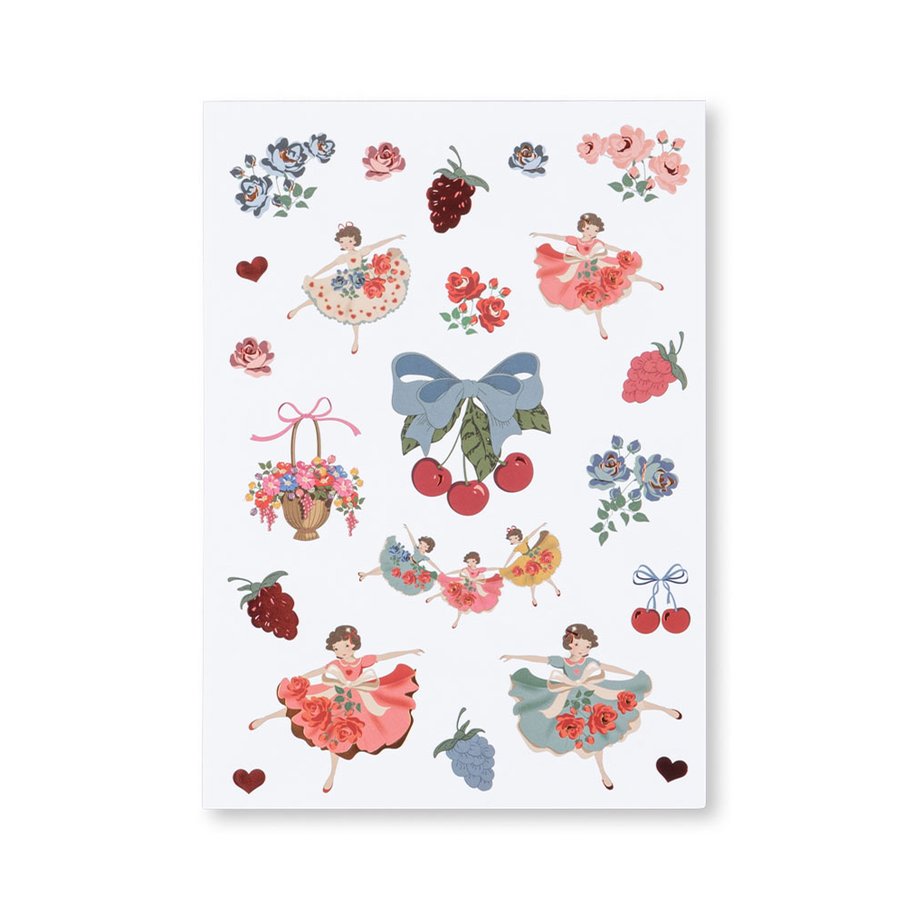 Konges Sløjd Sticker Book 'A Sticker A Day' Pink