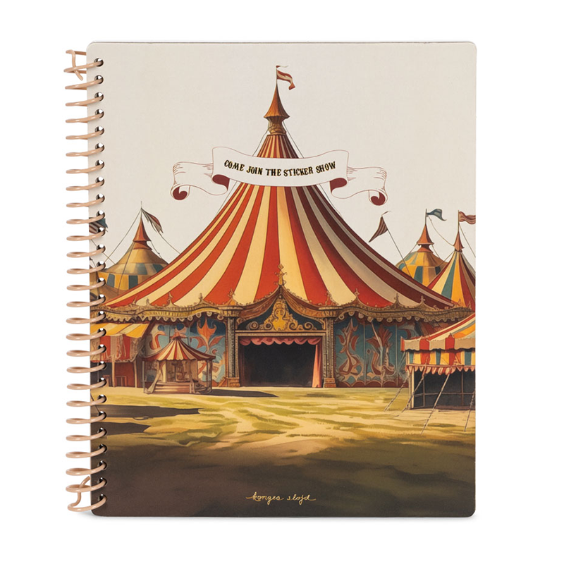 Konges Sløjd Stickeralbum Circus