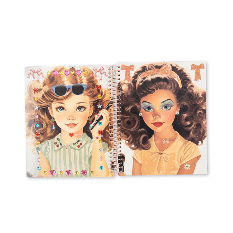 Konges Sløjd Stickeralbum 'Glam Me Up'
