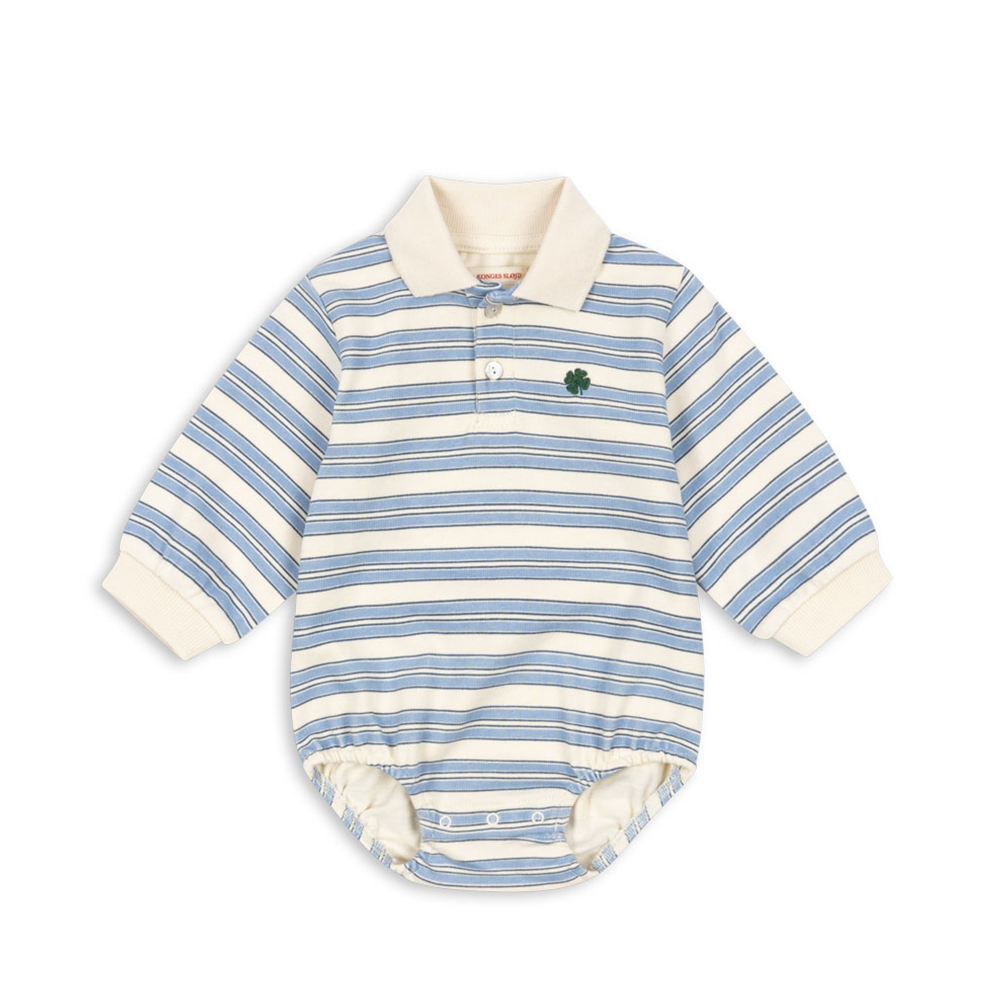 Konges Sløjd Strampler 'Spotty' Stripe Ciel - Online MY SNOWFLAKE