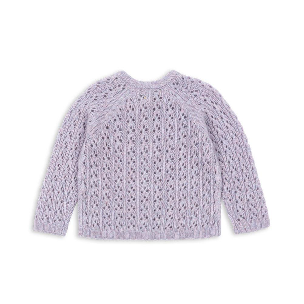 Konges Sløjd Cardigan 'Isa' Lavender Mist - Online MY SNOWFLAKE