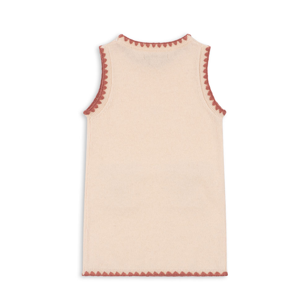 Robe en maille de laine Konges Sløjd 'Collette' Rosey