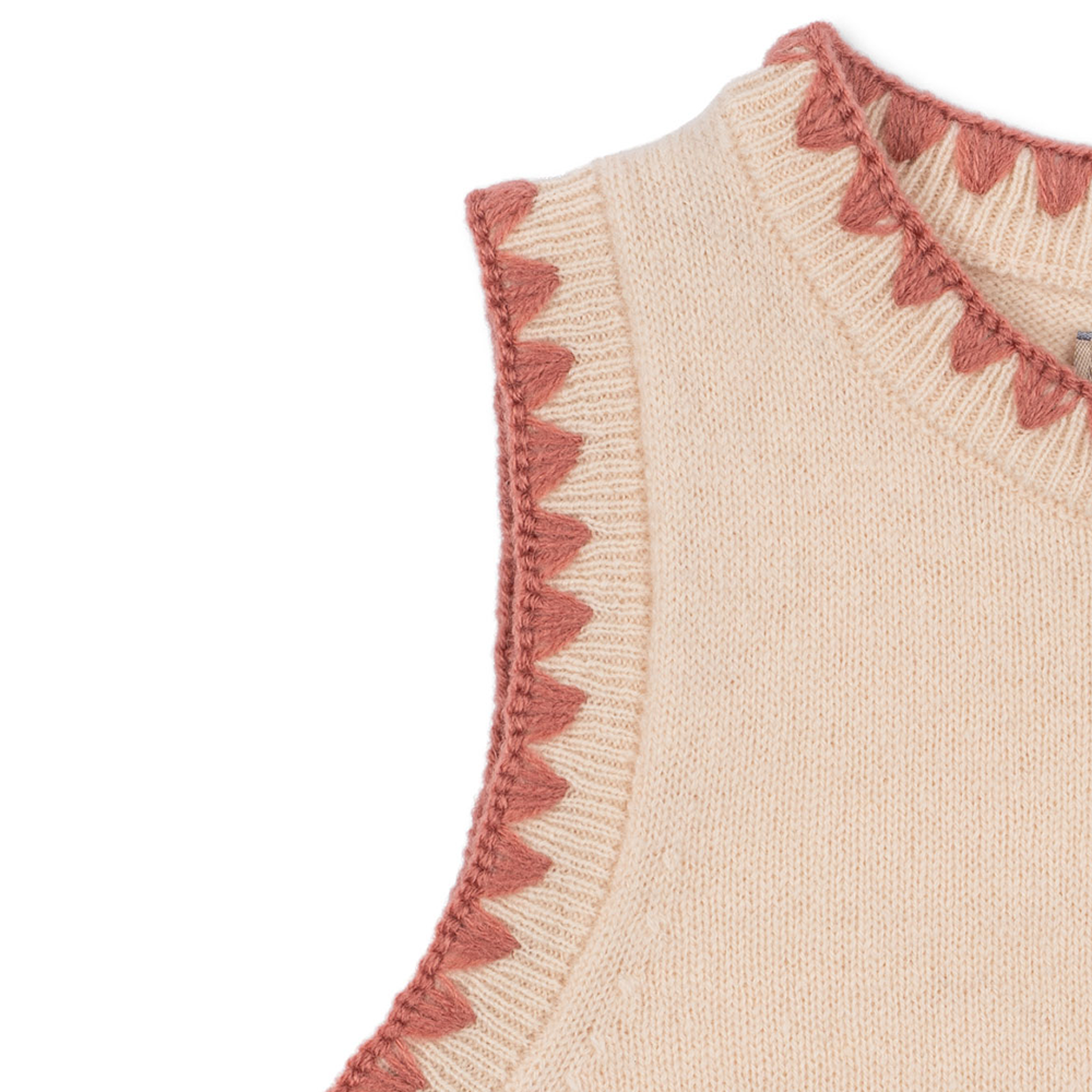 Robe en maille de laine Konges Sløjd 'Collette' Rosey