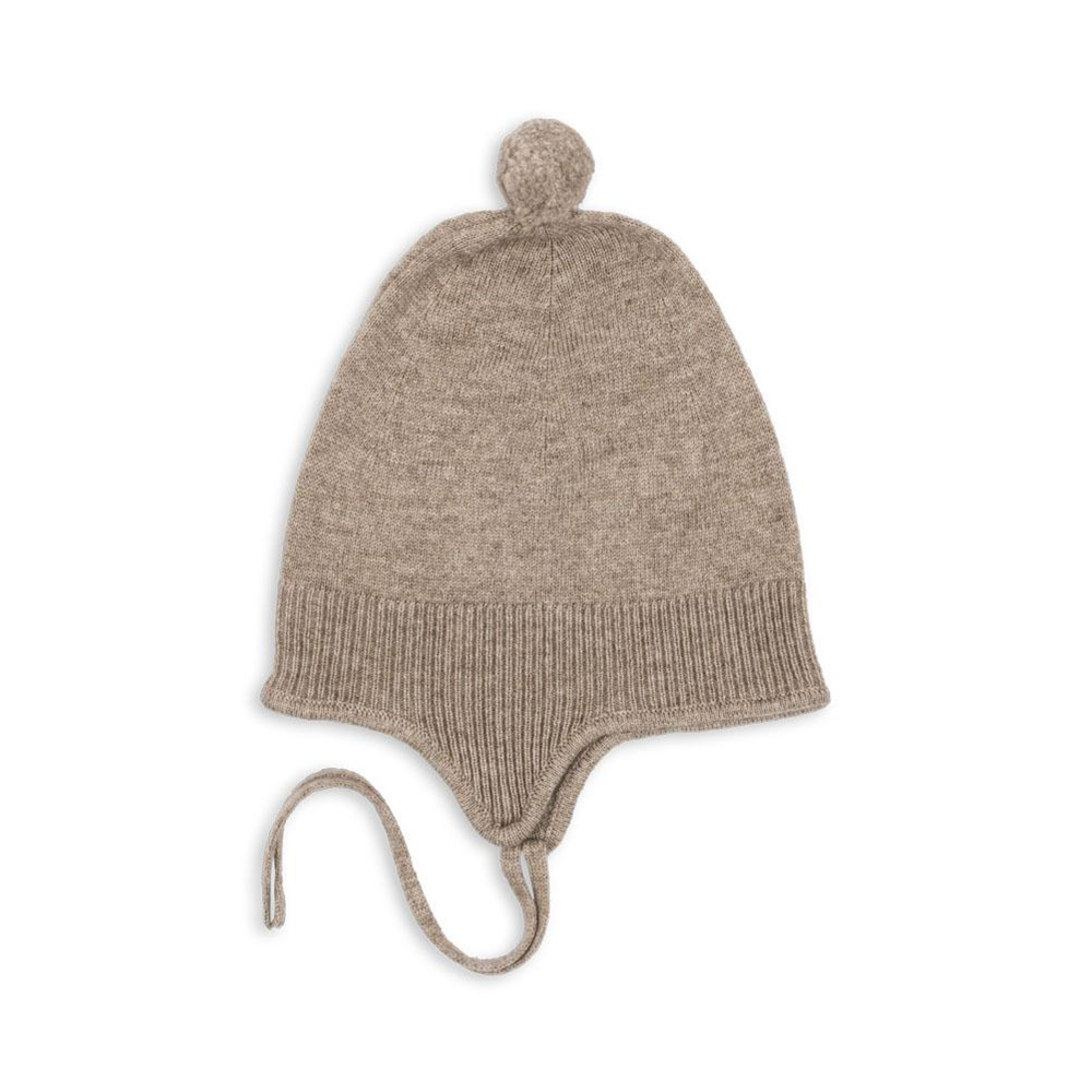 Konges Sløjd Strickmütze &#39;Mattou&#39; Light Brown