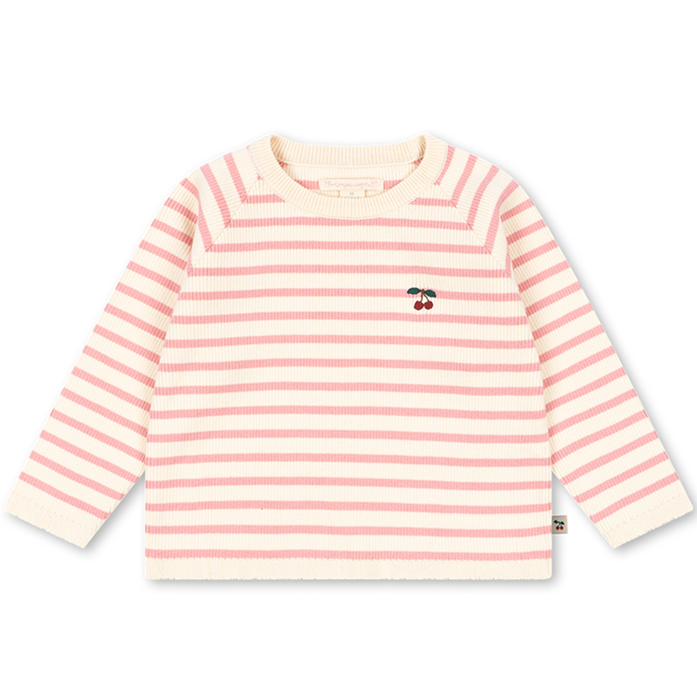 Konges Sløjd Pull 'Buma' Peony Butter Stripe