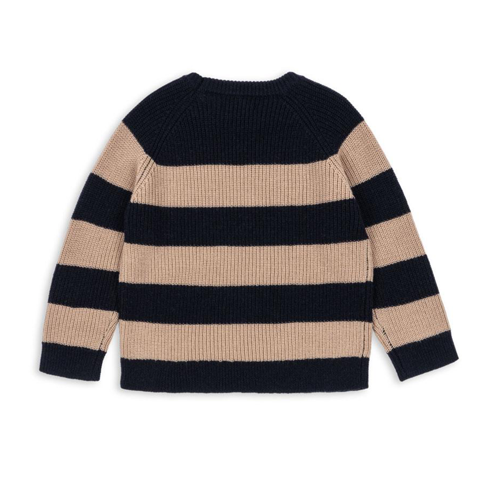 Konges Sløjd Strickpullover &#39;Vitum&#39; Blue Stripe