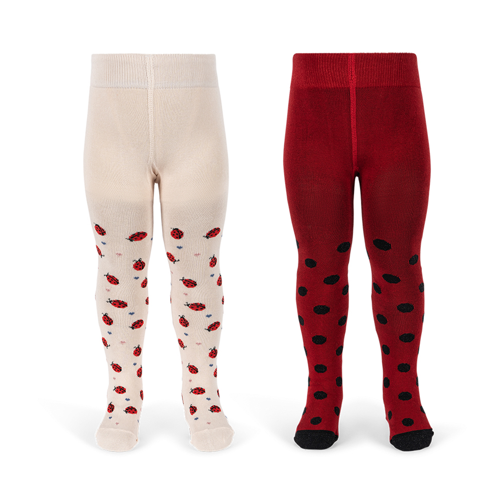 Collant Konges Sløjd lot de 2 'Jacquard' Coccinelle