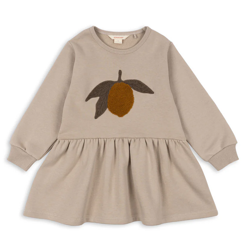Konges Sløjd Sweat Kleid &#39;Lou Terry&#39; Oxford Tan