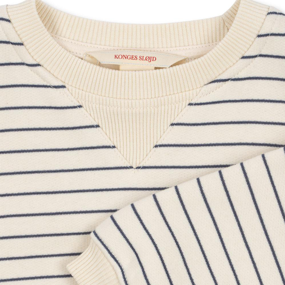Konges Sløjd Sweatshirt 'Amio' Captains Blue/Antique White