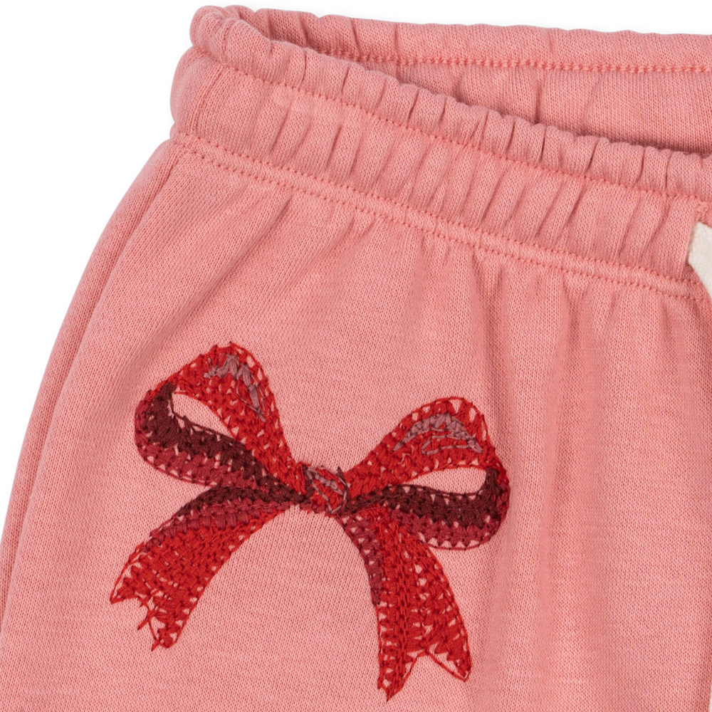Konges Sløjd Sweatpants 'Lou' Bow Strawberry Ice - Online MY SNOWFLAKE