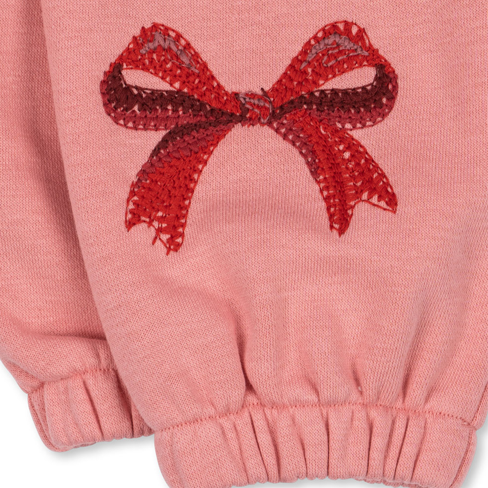 Konges Sløjd Sweatpants 'Lou' Bow Strawberry Ice - Online MY SNOWFLAKE