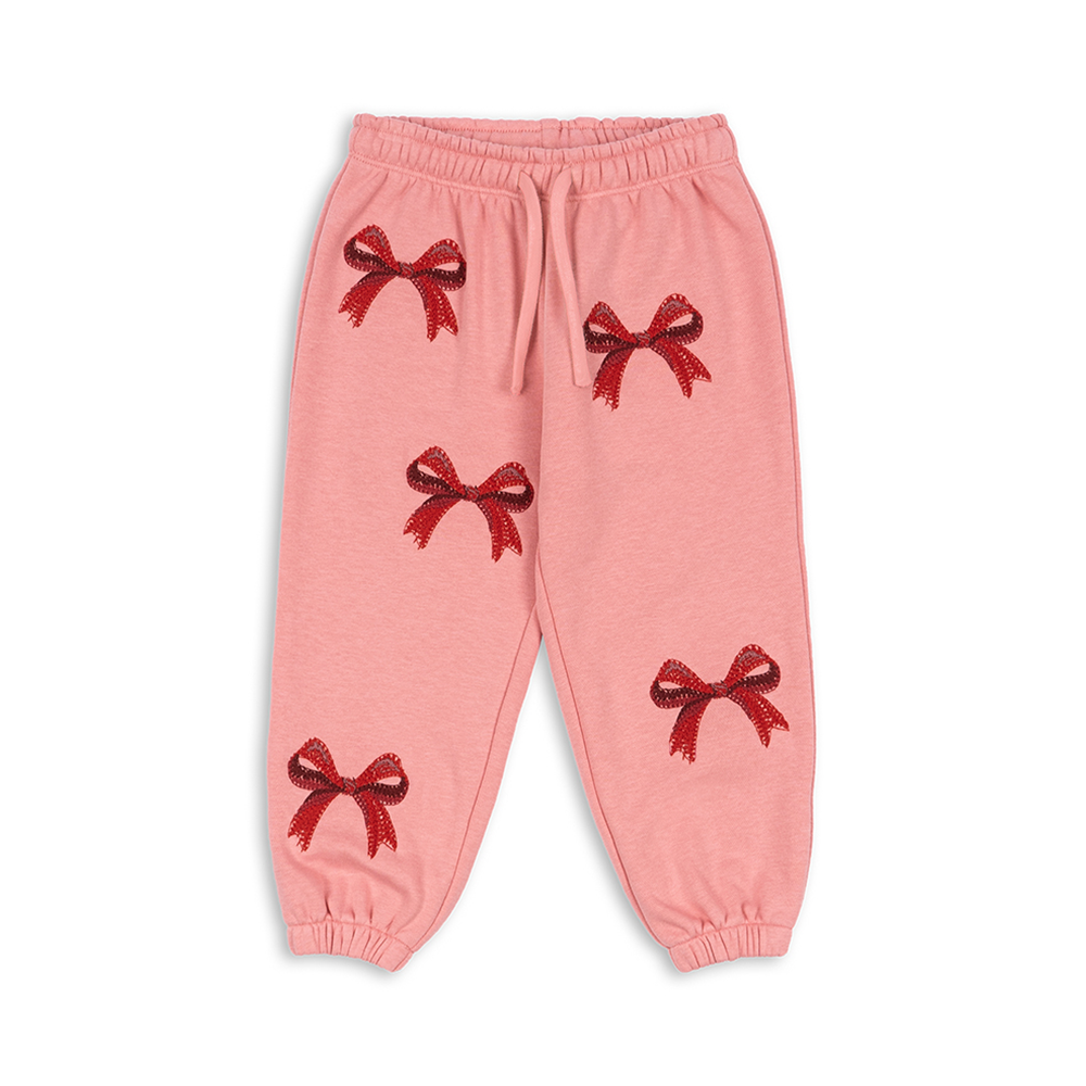 Konges Sløjd Sweatpants 'Lou' Bow Strawberry Ice - Online MY SNOWFLAKE
