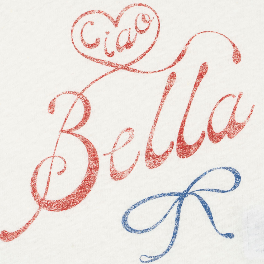 Konges Sløjd T-Shirt &#39;RHW X KS&#39; Bella Antique White