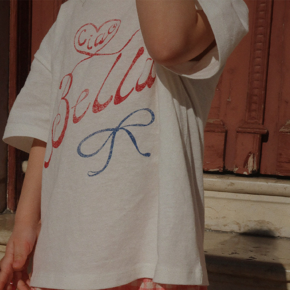Konges Sløjd T-Shirt &#39;RHW X KS&#39; Bella Antique White