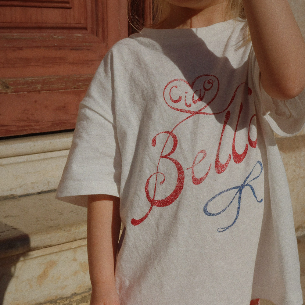 Konges Sløjd T-Shirt &#39;RHW X KS&#39; Bella Antique White