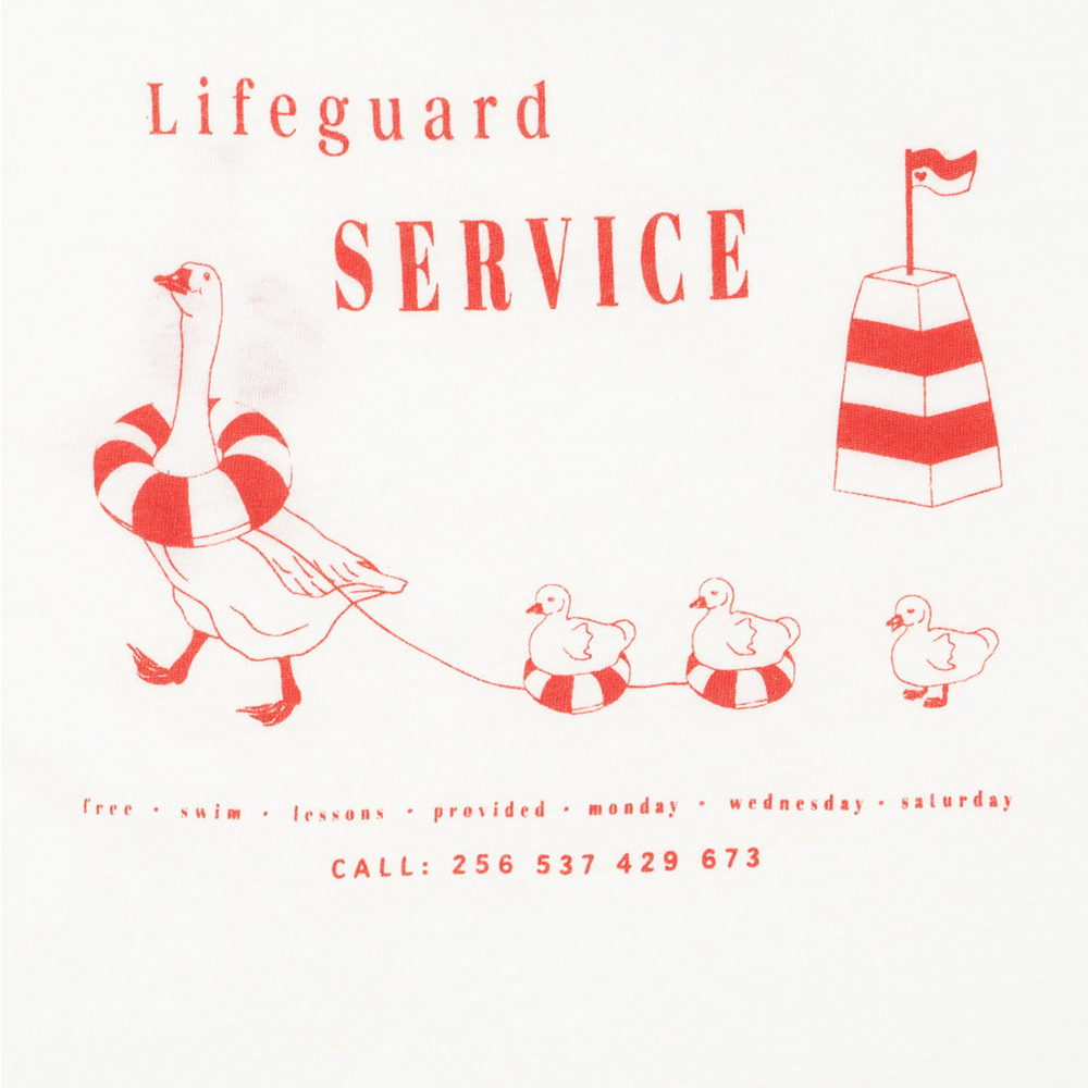 Konges Sløjd T-shirt « Era » Off White/Lifeguard Service