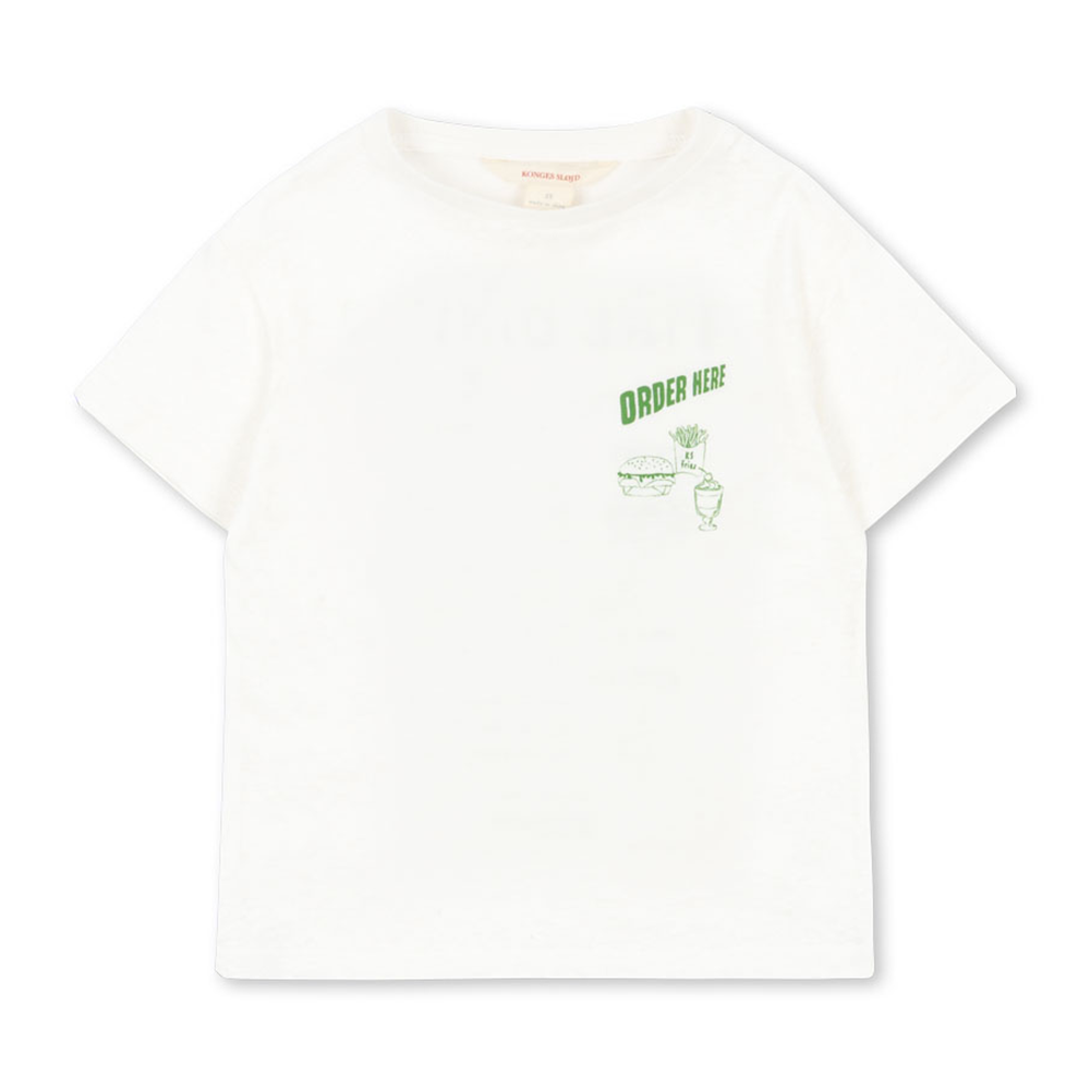 Konges Sløjd T-Shirt « Era » écru/Fine Dining