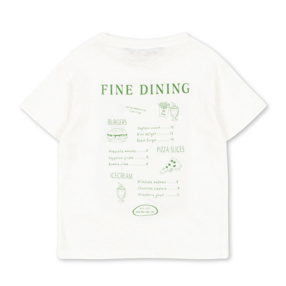 Konges Sløjd T-Shirt « Era » écru/Fine Dining