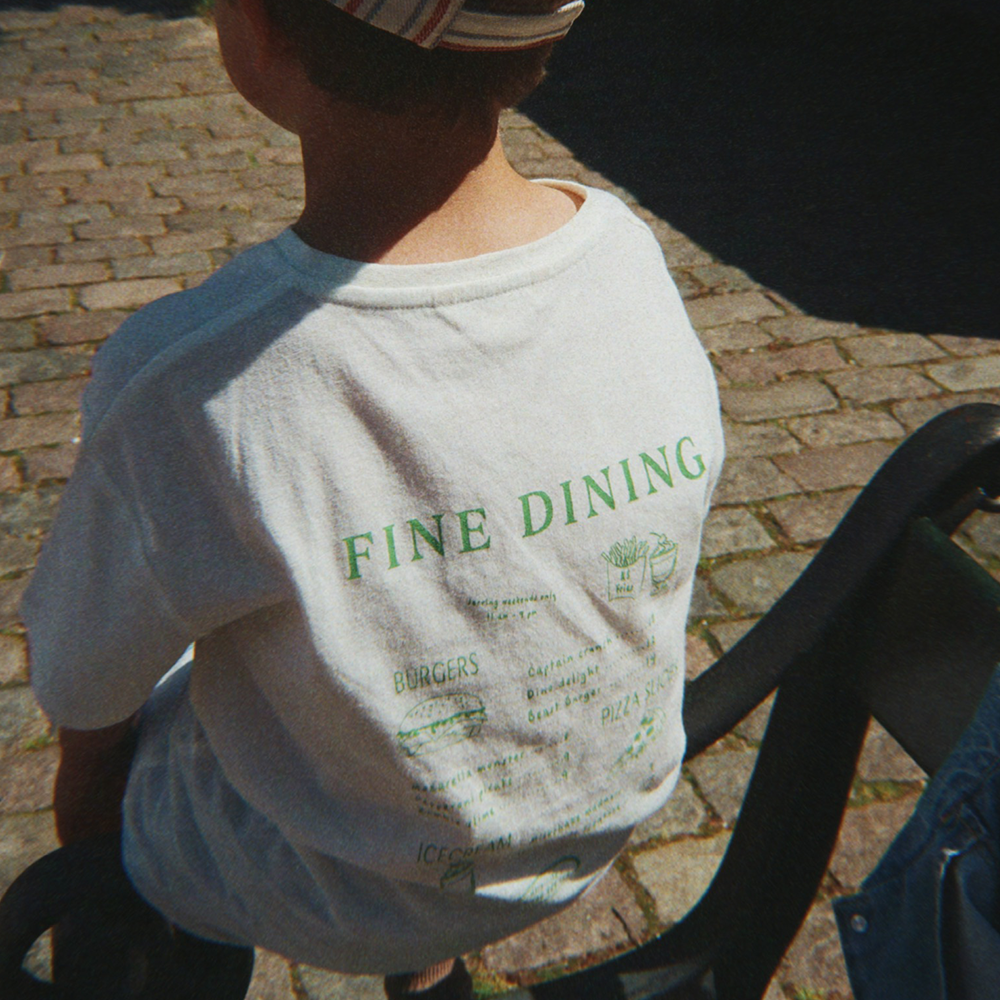 Konges Sløjd T-Shirt « Era » écru/Fine Dining