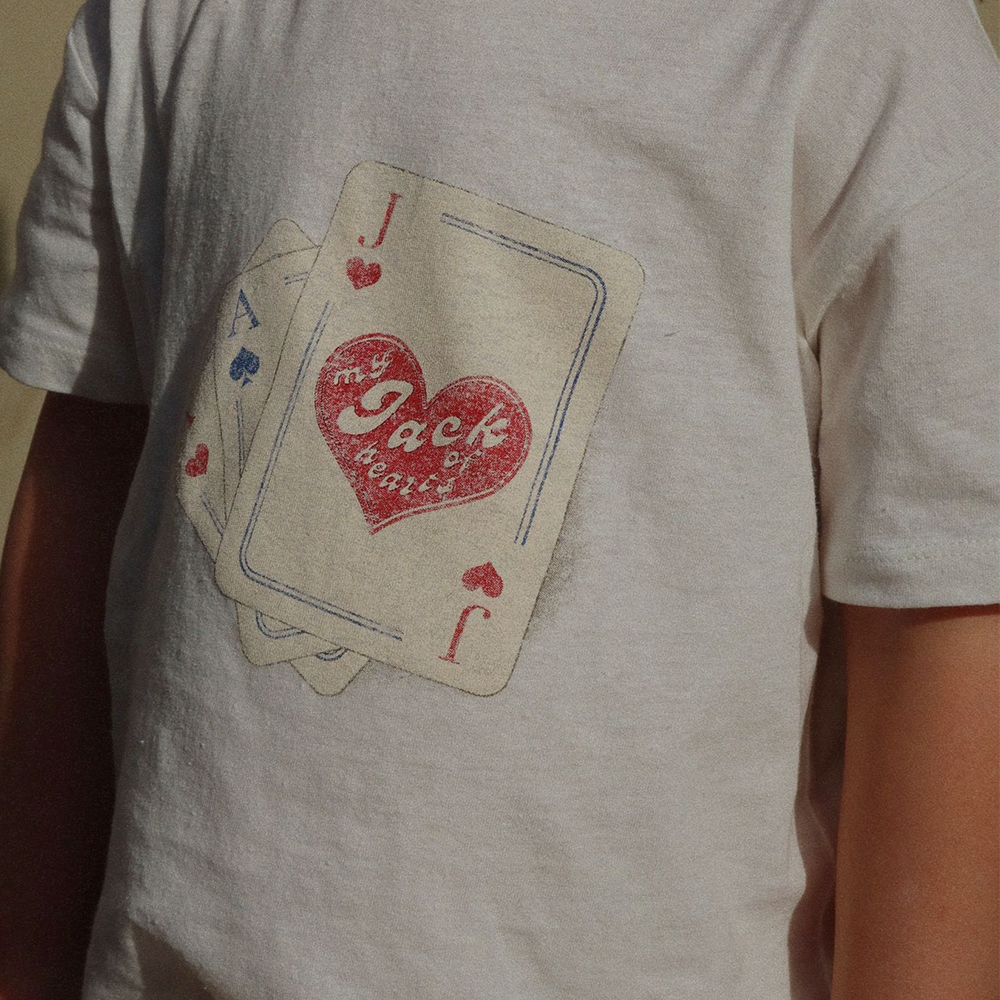Konges Sløjd T-Shirt &#39;RHW X KS&#39; Jack Antique White