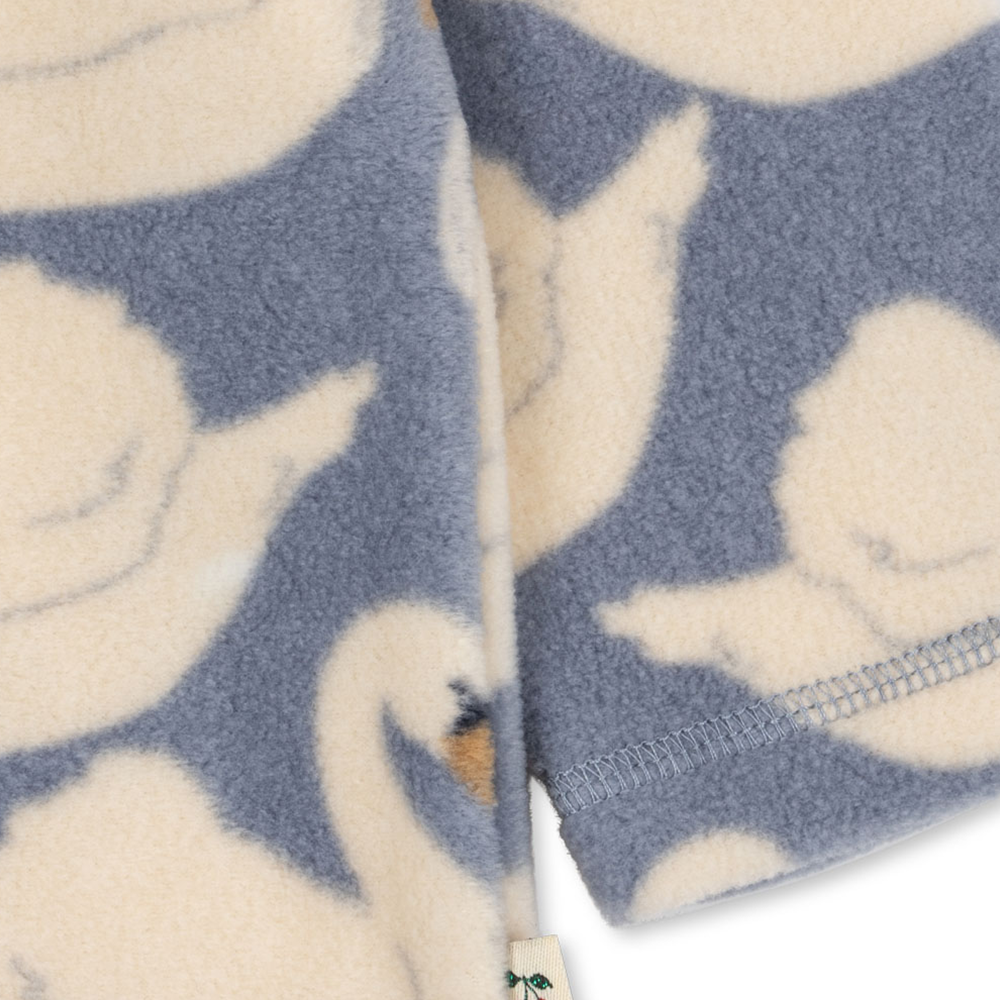Konges Sløjd Fleece Pullover mit Reissverschluss 'Tavi' Swan
