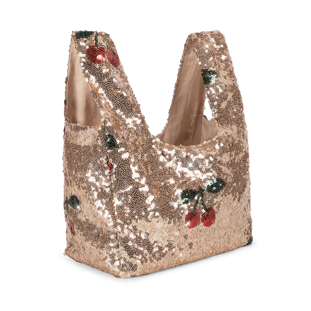 Konges Sløjd Sequin Tote Bag 'Starla' Ma Grande Cerise Blush
