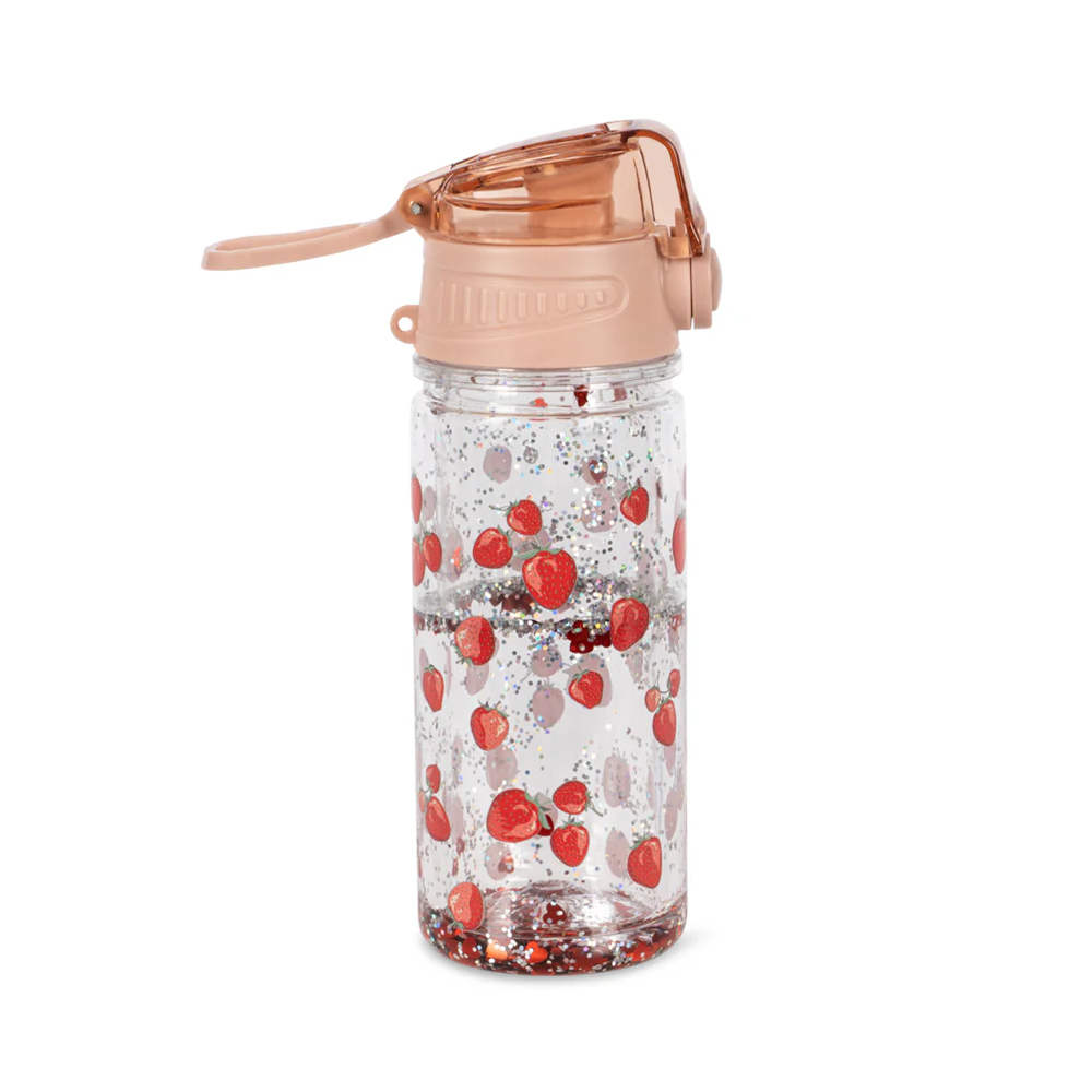 Konges Sløjd Glitzer Trinkflasche Fragola