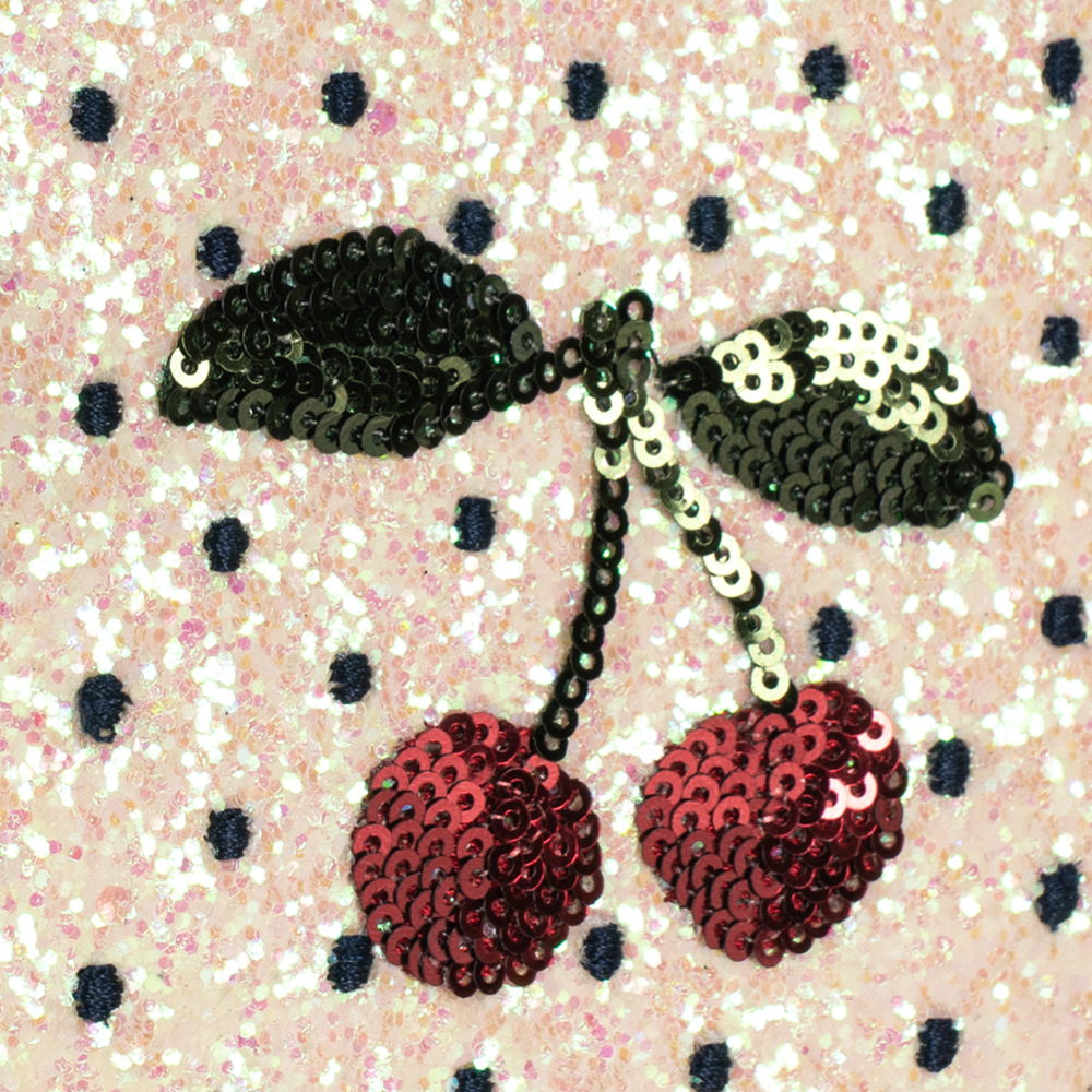 Sac bandoulière à sequins Konges Sløjd 'Tut' Cherry
