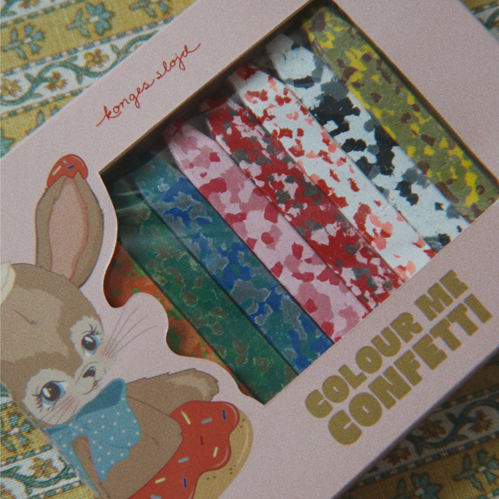 Konges Sløjd Wachsmalstifte 'Confetti' Bunny
