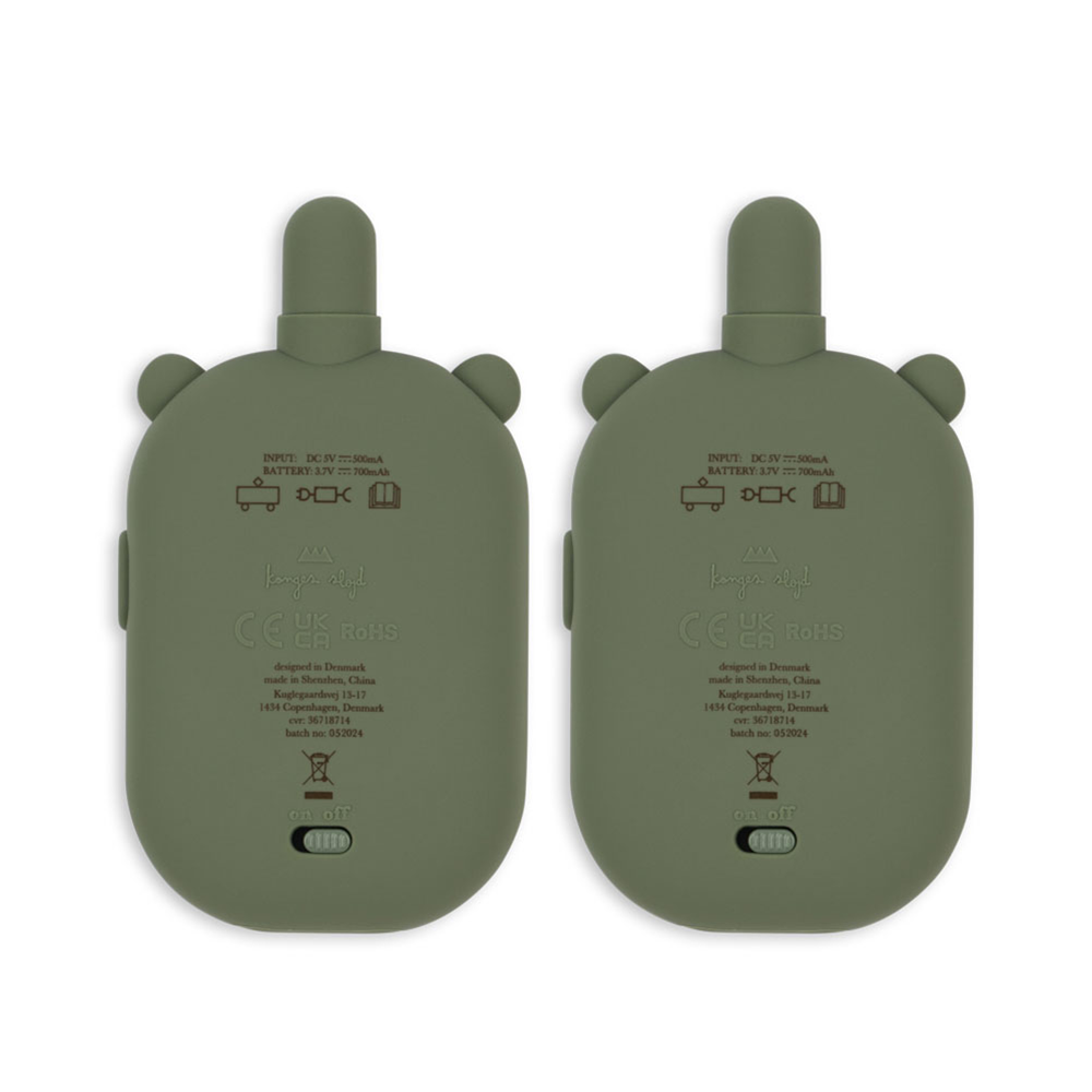 Konges Sløjd Walkie-Talkie Set Olivine