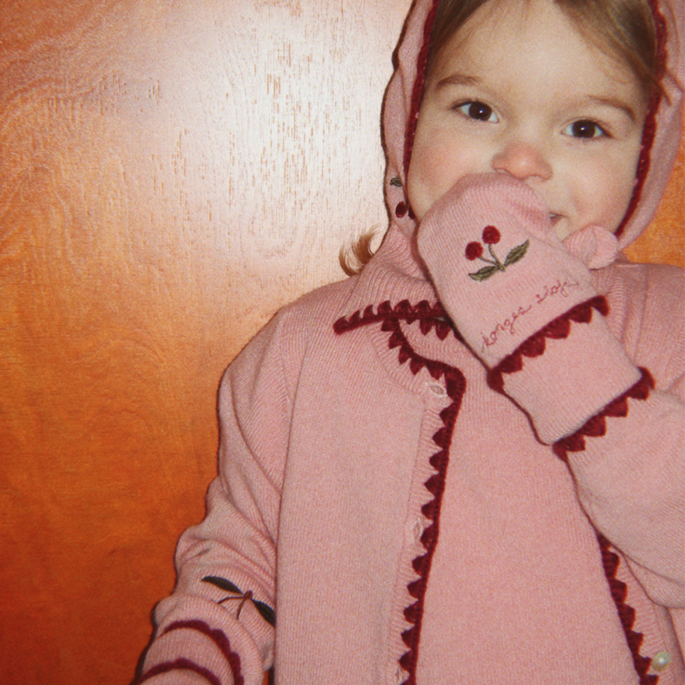 Konges Sløjd Wool Cardigan 'Colette' Pale Blush