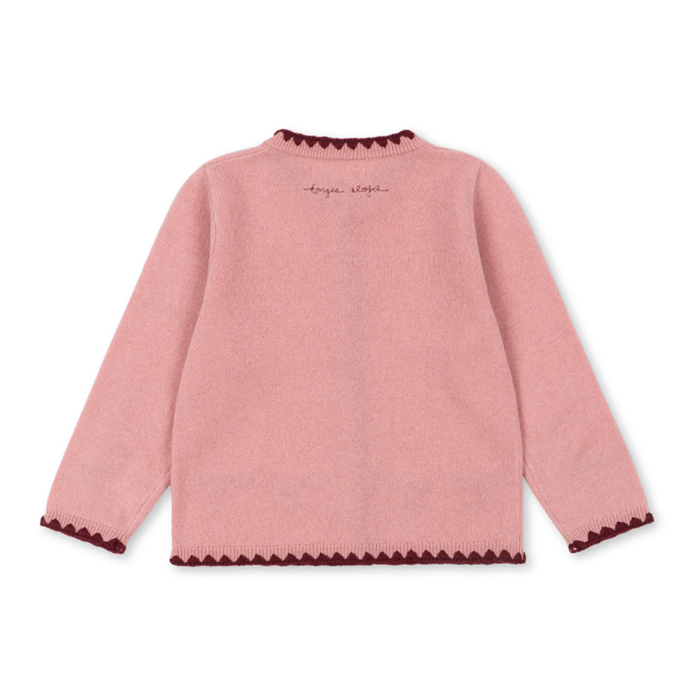 Konges Sløjd Wool Cardigan 'Colette' Pale Blush