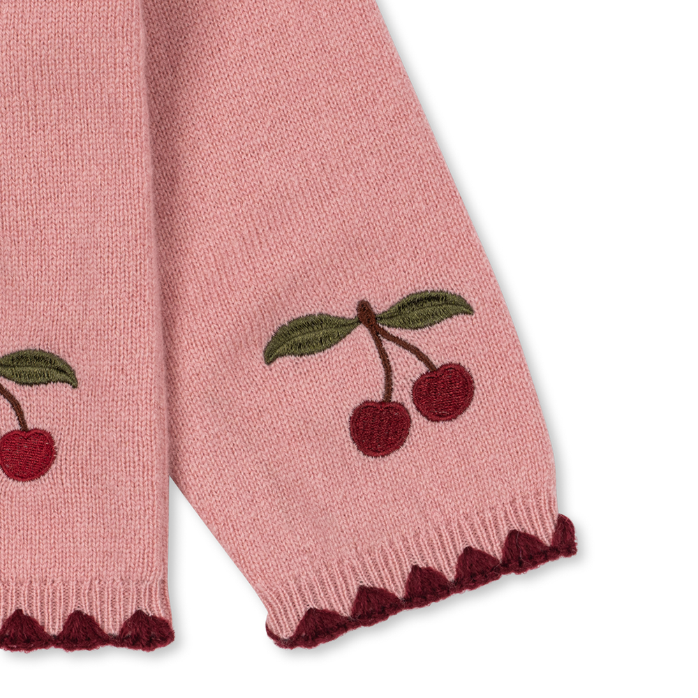 Konges Sløjd Wool Cardigan 'Colette' Pale Blush
