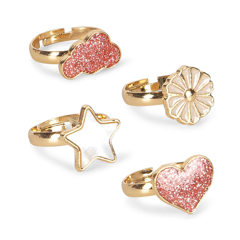 Konges Sløjd 12er-Set Ringe Multicolor - Online MY SNOWFLAKE