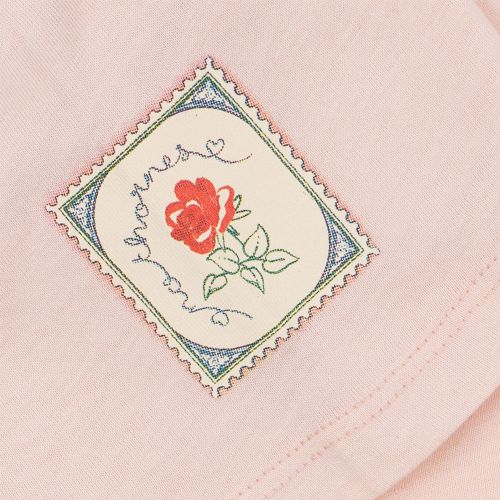 Konges Sløjd T-Shirt &#39;RHW X KS&#39; Lettre Chalk Pink