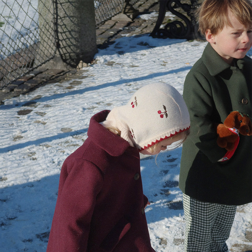 Konges Sløjd Balaclava Sturmhaube &#39;Collette&#39; Off White