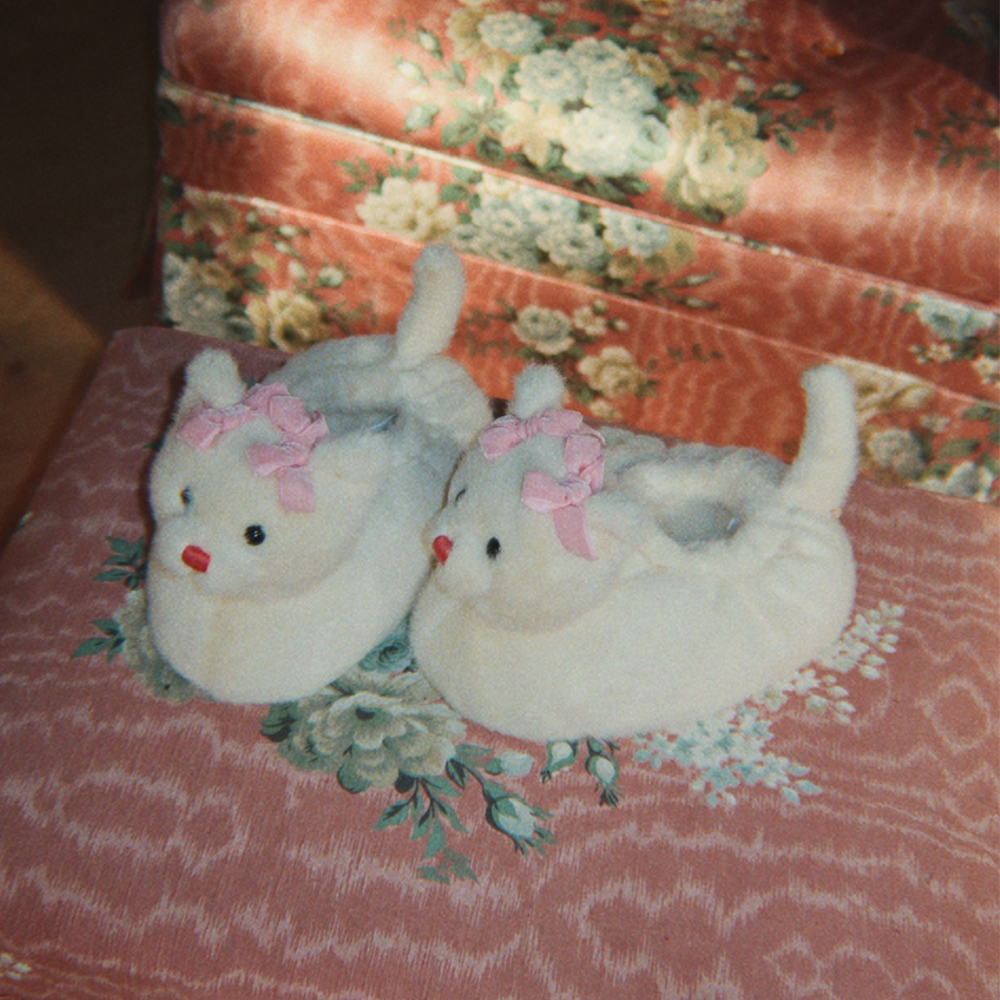 Konges Sløjd Hausschuhe/Finken 'Kitty' Off White - Online MY SNOWFLAKE