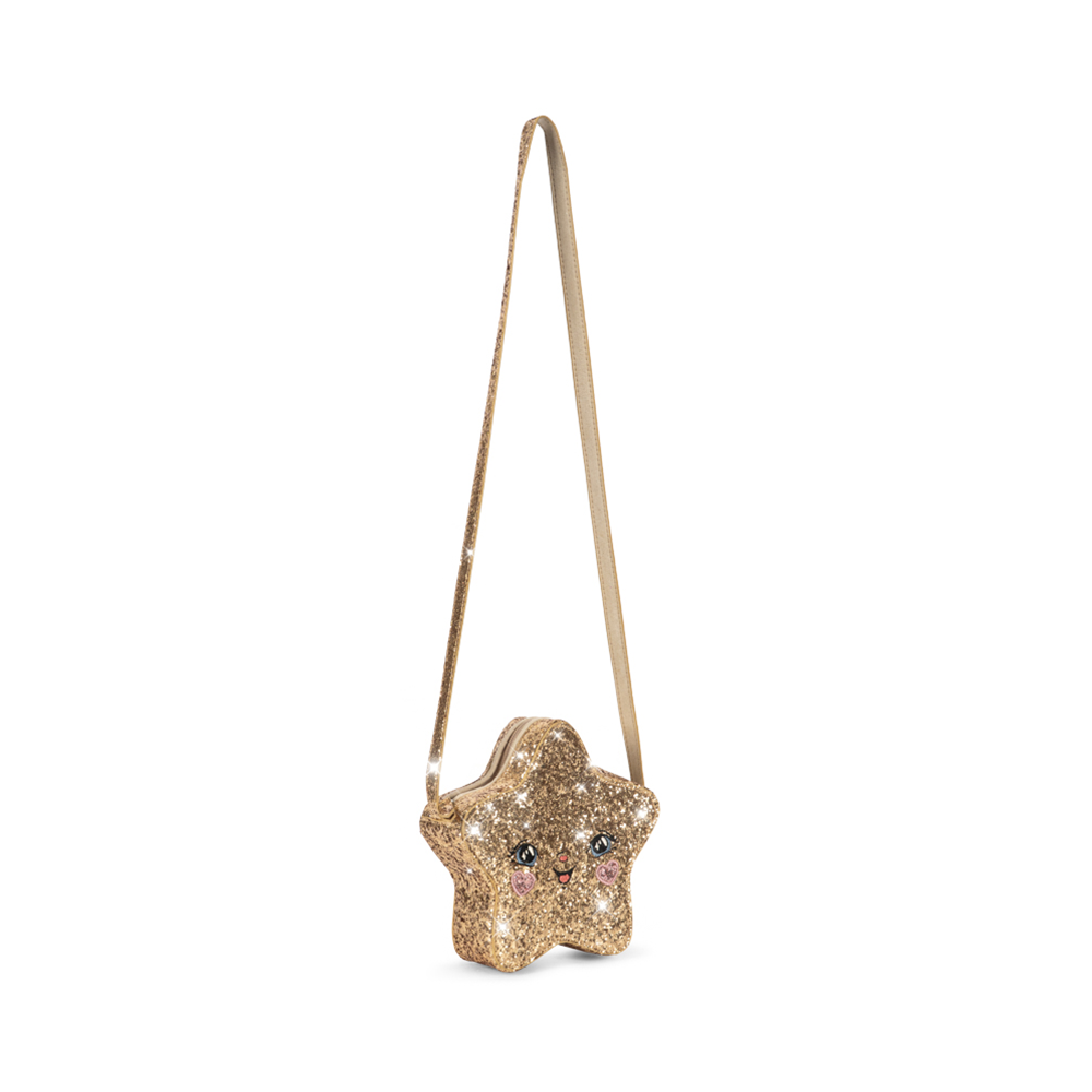 Sac à bandoulière à sequins Konges Sløjd 'Tut Star' doré