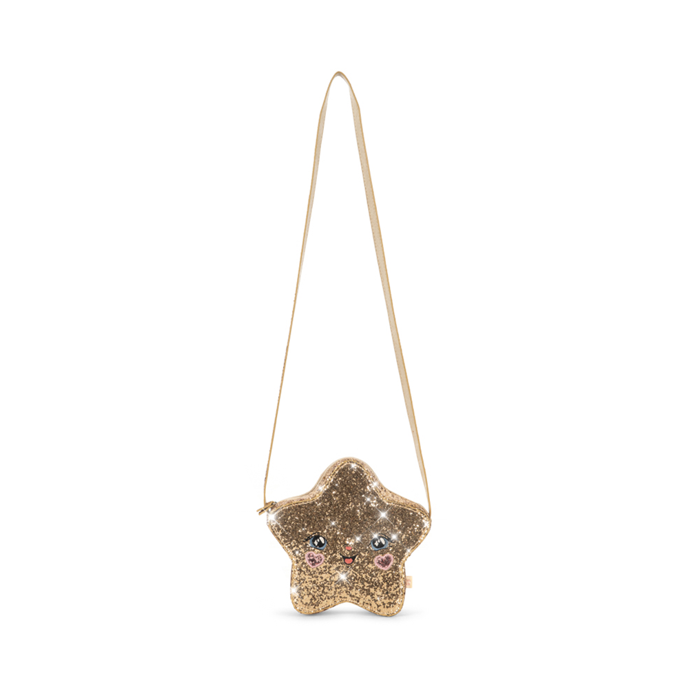 Sac à bandoulière à sequins Konges Sløjd 'Tut Star' doré