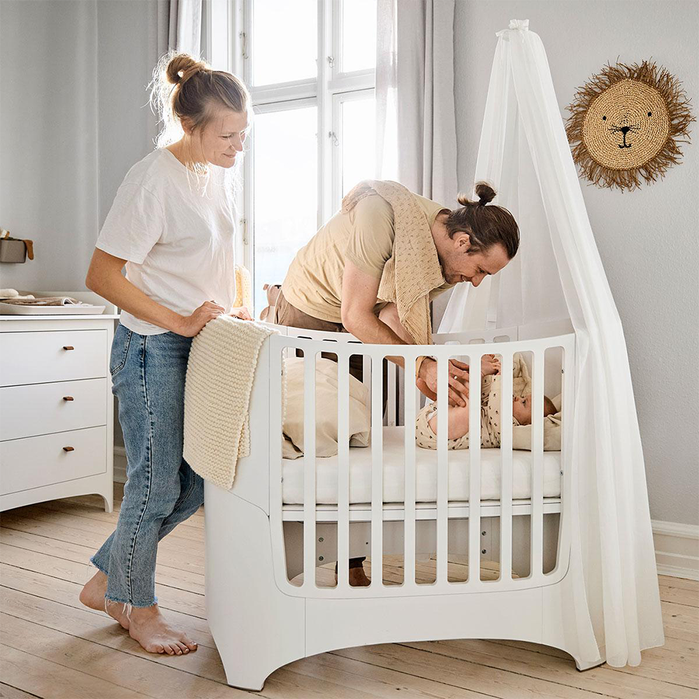 Leander Classic  Babybett  White - Online MY SNOWFLAKE